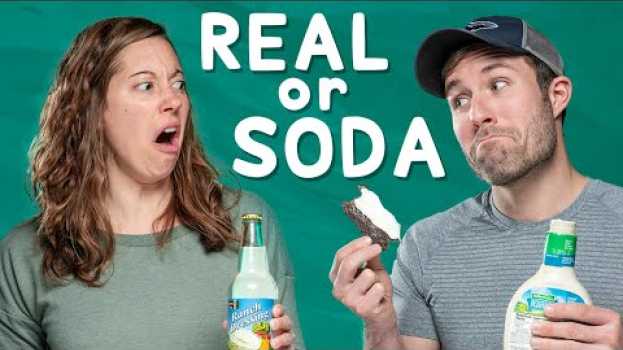 Video Would You Eat Apple Pie with Bacon? | Real vs Soda Challenge #2 en français