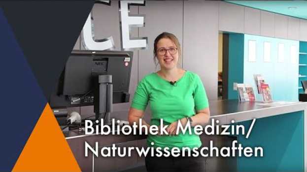 Video Tour durch die Bibliothek Medizin/Naturwissenschaften em Portuguese