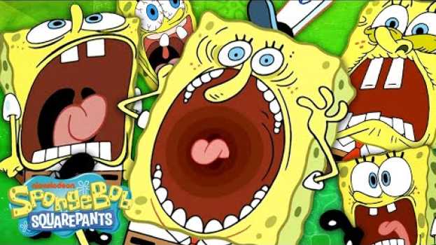 Видео SpongeBob's Best Freak Out Moments and Screams! 😱 SpongeBob Halloween на русском