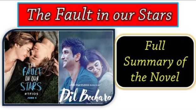 Video The Fault in our Stars |  Full Summary of the Novel | Dil Bechara- story | em Portuguese