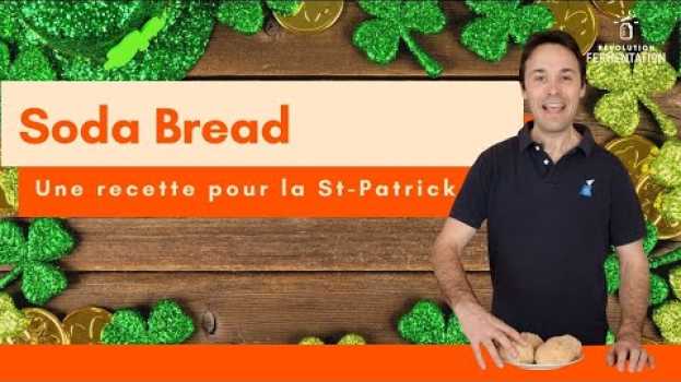 Video Recette de soda bread au kéfir (pain irlandais sans levure) em Portuguese