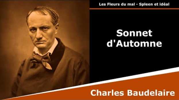 Video Sonnet d'Automne - Les Fleurs du mal - Sonnet - Charles Baudelaire en Español