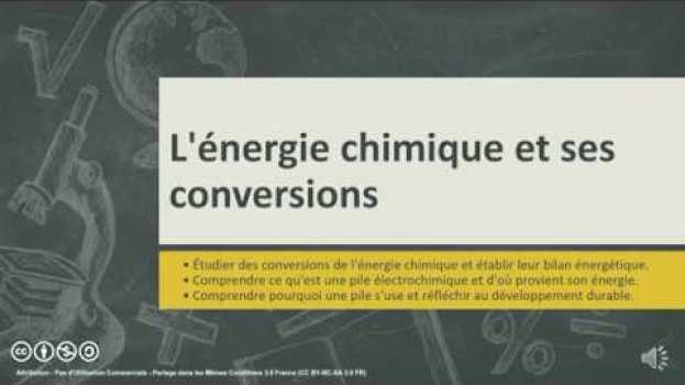 Video L'énergie chimique et ses conversions (3ème) su italiano