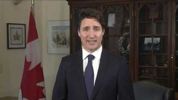 Video Message du premier ministre Trudeau à l'occasion de Pâques su italiano