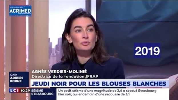 Video Agnès Verdier-Molinié, ou la « pédagogie » à coups de marteau : « sus à l’hôpital public » ! in English