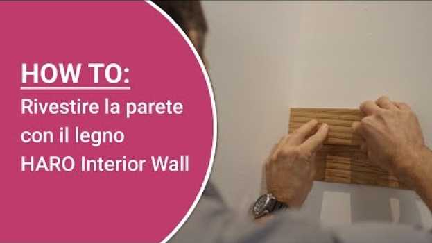 Video Istruzioni: Applicare HARO Interior Wall alla parete en français
