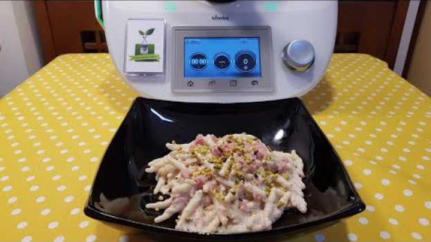 Video Pasta con crema di mortadella e pistacchi per bimby TM6 TM5 TM31 en français