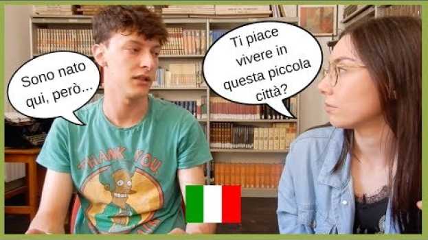 Video Com'è vivere in una piccola cittadina in Italia secondo un 21enne [dialogo in italiano] [subs] in Deutsch