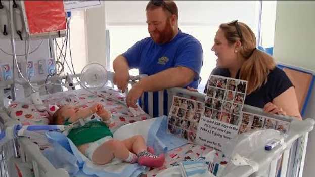 Video After Receiving a Heart Transplant 1-Year-Old Tessa Agnoli Goes Home en Español