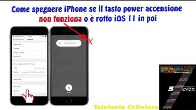 Video Come spegnere iPhone se il tasto power accensione non funziona o è rotto iOS 11 in poi in Deutsch