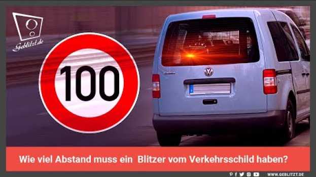Video Wie viel Abstand muss ein  Blitzer vom Verkehrsschild haben? na Polish
