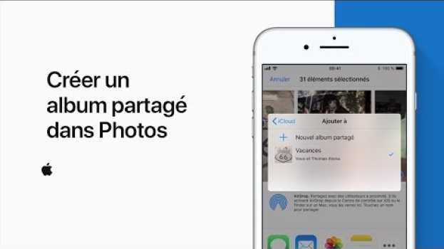 Video Créer un album partagé dans Photos  – Assistance Apple in English