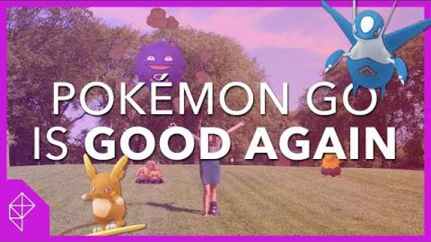 Video Pokémon Go is good now em Portuguese