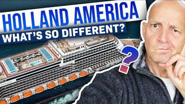 Video What Does HOLLAND AMERICA Do Different To Other Cruise Lines ? em Portuguese