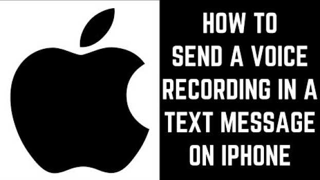 Video How to Send a Voice Recording in a Text Message on iPhone en Español