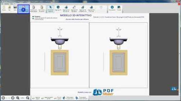 Video Tutorial 3D PDF Maker StandAlone - 3. Visualizzare bene i modelli 3D nei documenti PDF su italiano