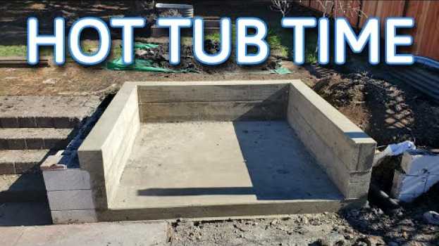 Video How To Build Small Concrete Wall For A Hot Tub | TIMELAPSE en français