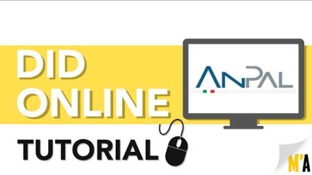Video Come richiedere DID Online (TUTORIAL)  - Disponibilità immediata al lavoro sul portale ANPAL en français