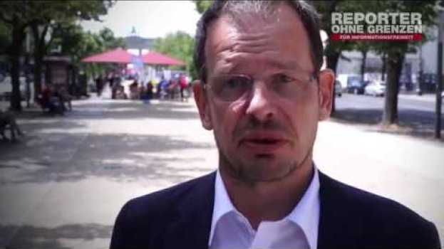 Video Video-Statement von Hajo Seppelt für Reporter ohne Grenzen en français