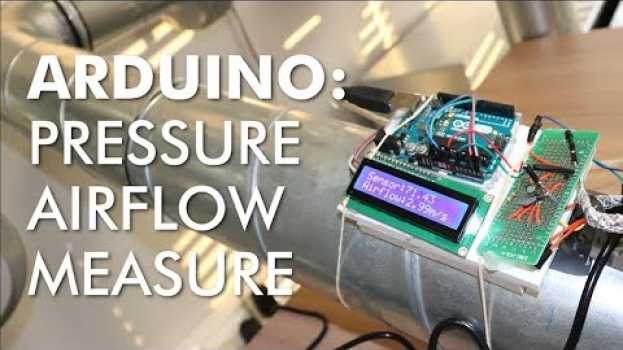 Video Pressure airflow measure device with analog sensor [Arduino] en français