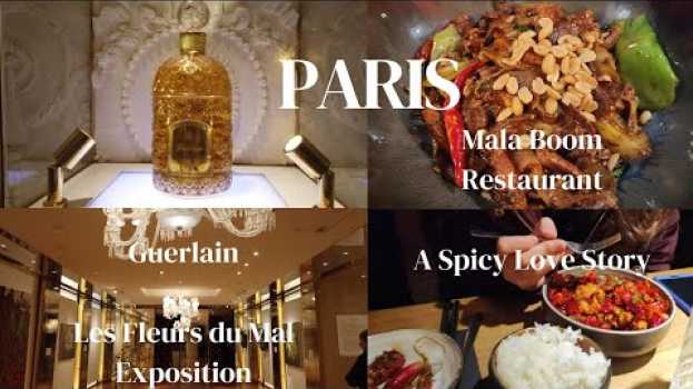 Video PARIS - Guerlain expo GRATUITE Les Fleurs du mal / Mala Boom restaurant épicé in English