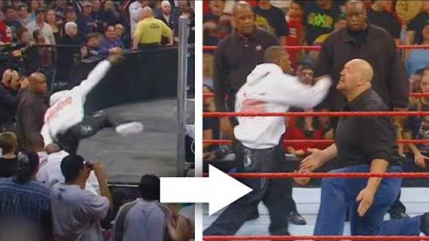 Video Celebrities Who Jumped the Barricade and Attacked WWE Wrestlers in Deutsch