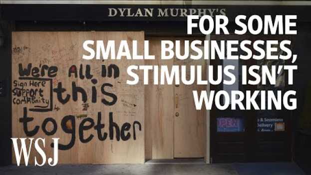 Video Why the Stimulus Doesn't Work for Some Small Businesses | WSJ su italiano