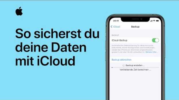 Video So erstellst du ein Backup deines iPhone, iPad oder iPod touch in iCloud – Apple Support en français
