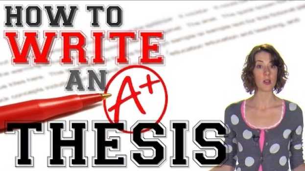 Video Thesis Statements: Four Steps to a Great Essay | 60second Recap® in English