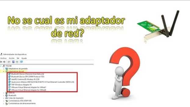 Video 👩‍💻 Que ADAPTADOR DE RED Tiene Mi PC WINDOWS 10 (2023) Actualizar E Instalar Adaptador De Red em Portuguese
