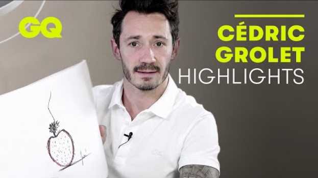 Video Cédric Grolet dessine ses incroyables pâtisseries : Noisette, Citron, Fraise ... I GQ in Deutsch