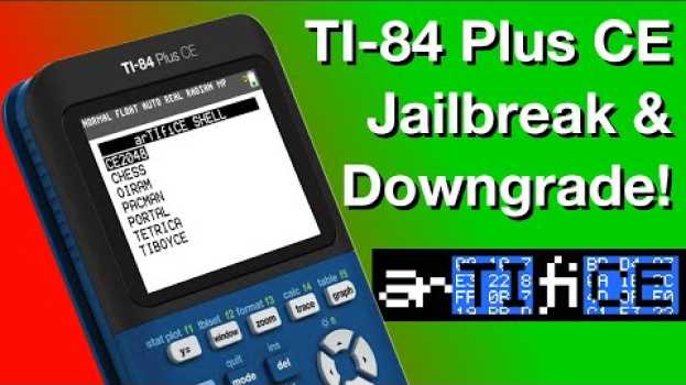 Видео How to JAILBREAK the TI-84 Plus CE to Run Games! Downgrade & Hack ASM Back! на русском