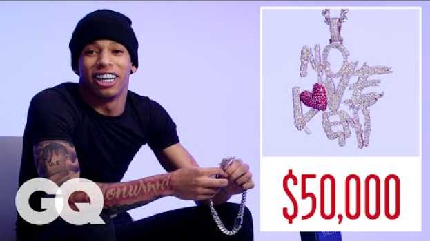 Video NLE Choppa Shows Off His Insane Jewelry Collection | On the Rocks | GQ em Portuguese