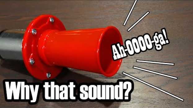 Video Klaxons; What makes them sound like that? en français