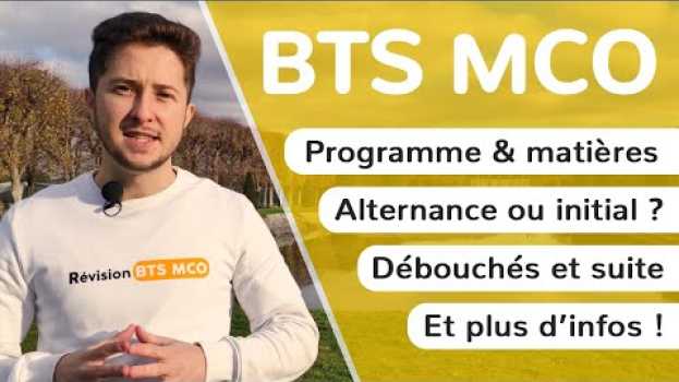Video BTS MCO : Programme | Matières | Épreuves | Débouchés | Métiers... Tout ce qu'il faut savoir ! in English