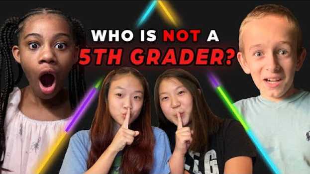 Video 6 Fifth Graders vs 2 Secret College Students | Odd Man Out su italiano