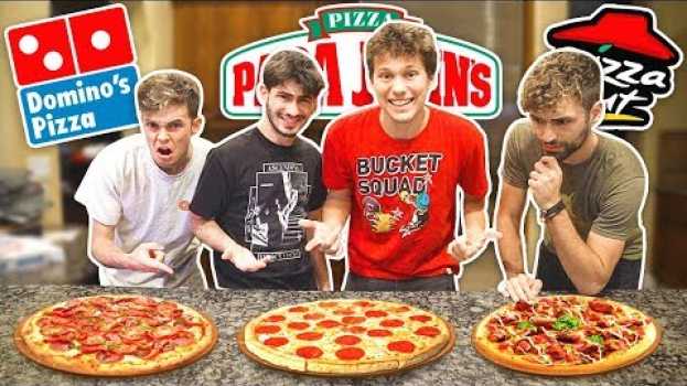 Video Who Makes The BEST PIZZA?! em Portuguese