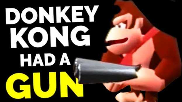Video Remember when Donkey Kong had a REAL GUN? su italiano
