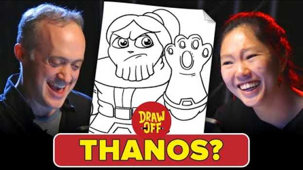 Video Animator Vs. Cartoonist Draw Each Other As Avengers • Draw-Off en Español