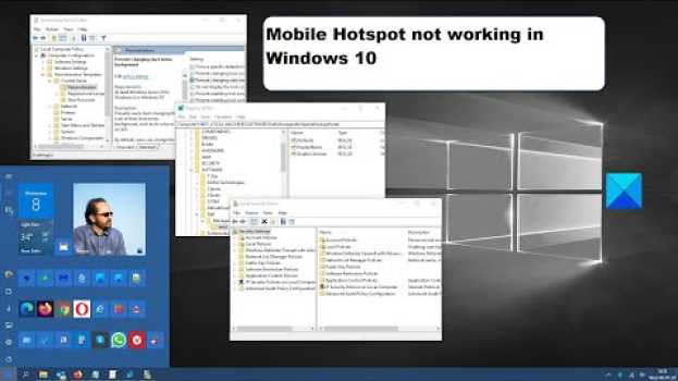Video Mobile Hotspot not working in Windows 10 en français