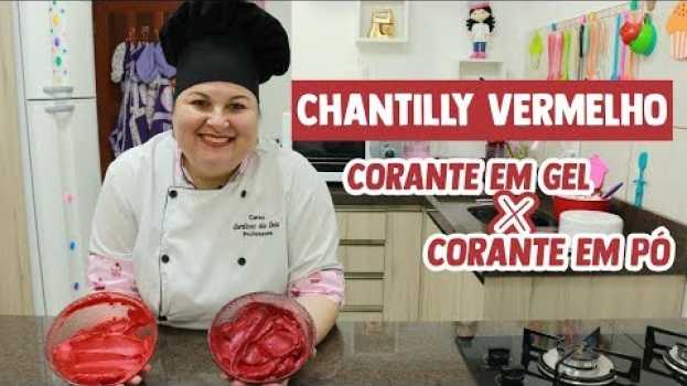 Видео Como fazer chantilly vermelho? +Dicas на русском