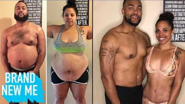 Video Couple Goals: Our 1 Year Body Transformation Losing 220lbs | BRAND NEW ME em Portuguese