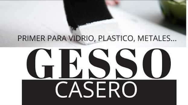 Video GESSO RECETA CASERA!!! AHORRA MUCHO DINERO!!! em Portuguese