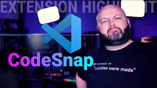 Video Screenshot your code with CodeSnap - VS Code Extension Highlight su italiano