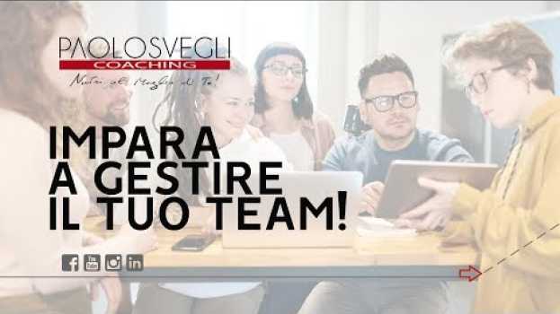 Video La gestione del team: dalla motivazione alla delega! em Portuguese