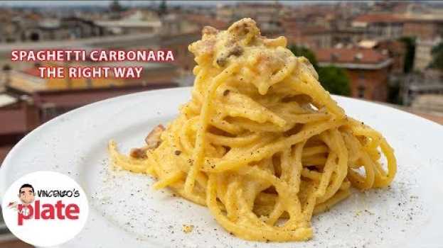 Video How to Make SPAGHETTI CARBONARA (Approved by Romans) in Deutsch