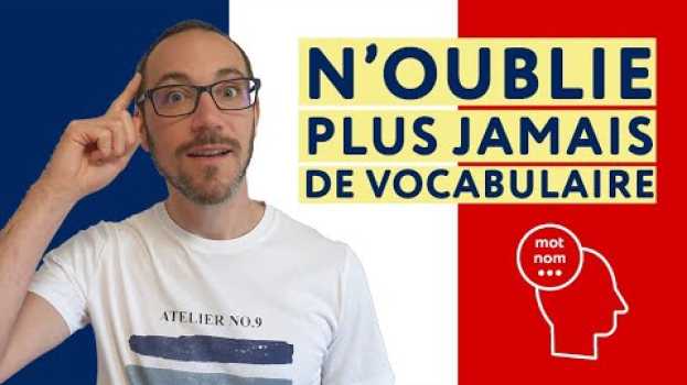 Video 6 astuces pour retenir du vocabulaire pour toujours en français