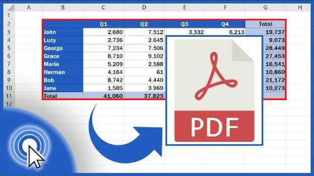 Видео How to Convert an Excel File into PDF на русском