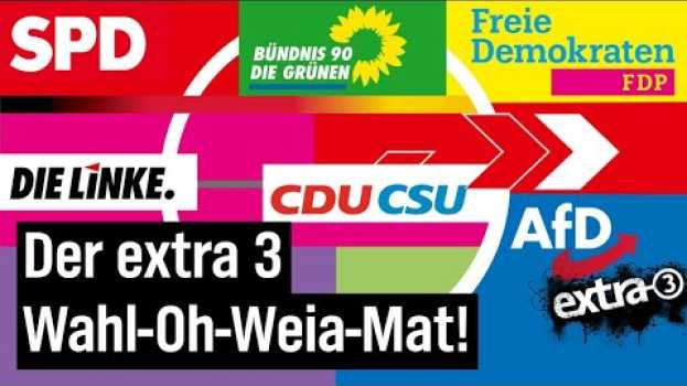 Video Parteien und ihre Wahlprogramme | extra 3 | NDR in English