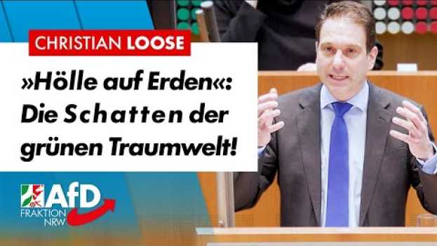 Video Jeder Grüne sollte diese Rede sehen! – Christian Loose (AfD) in English